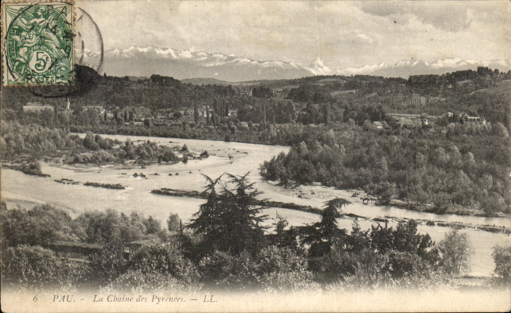 Pau - La Chaîne des Pyrénées — LL. n°6