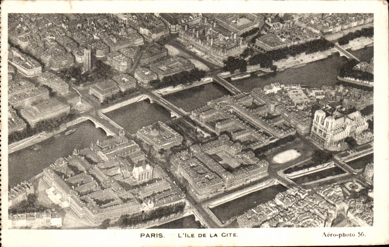 Paris — L'Île de la Cité — Aéro-photo 56.