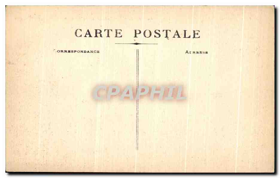 CPA Biarritz Rocher de la Surprise et Navire en rade Bateau — Verso