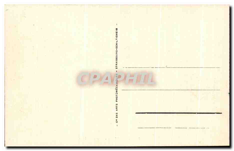 CPA Biarritz La Grade Plage  — Verso