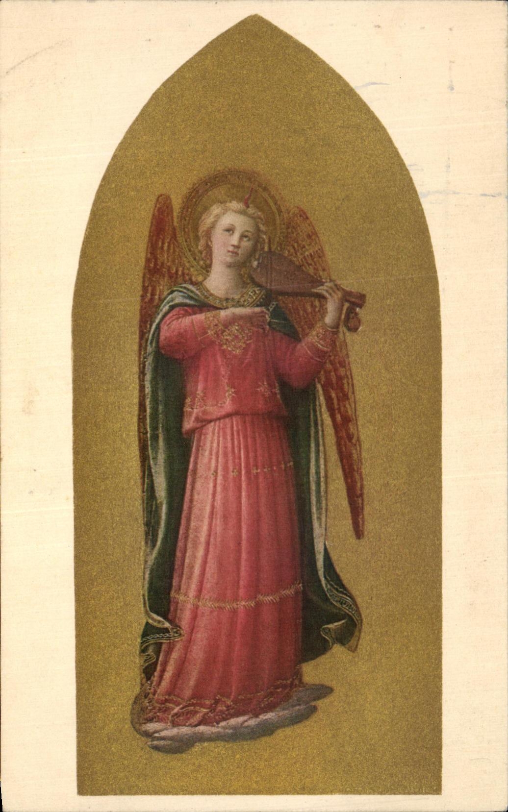 CPA Angelo Musicante Beato Angelico Mudro S Marco Firenze