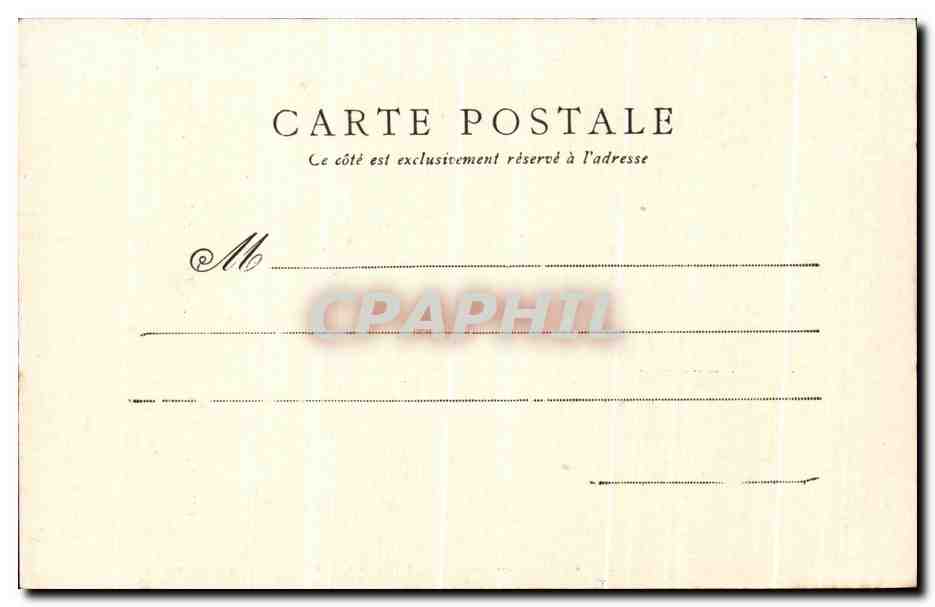 Tarjeta postal antigua Les Sables D'Olonne la torre de Arundel Barco — Reverso