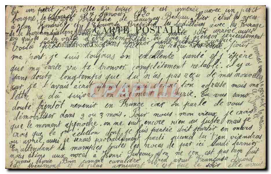CPA Bordeaux Porte d'Aquitaine — Rückseite