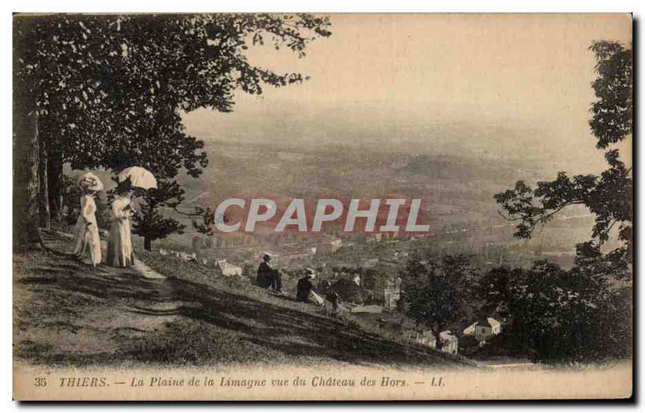 Thiers — La Plaine de la Limagne vue du Château des Hors — L.I. — n°33