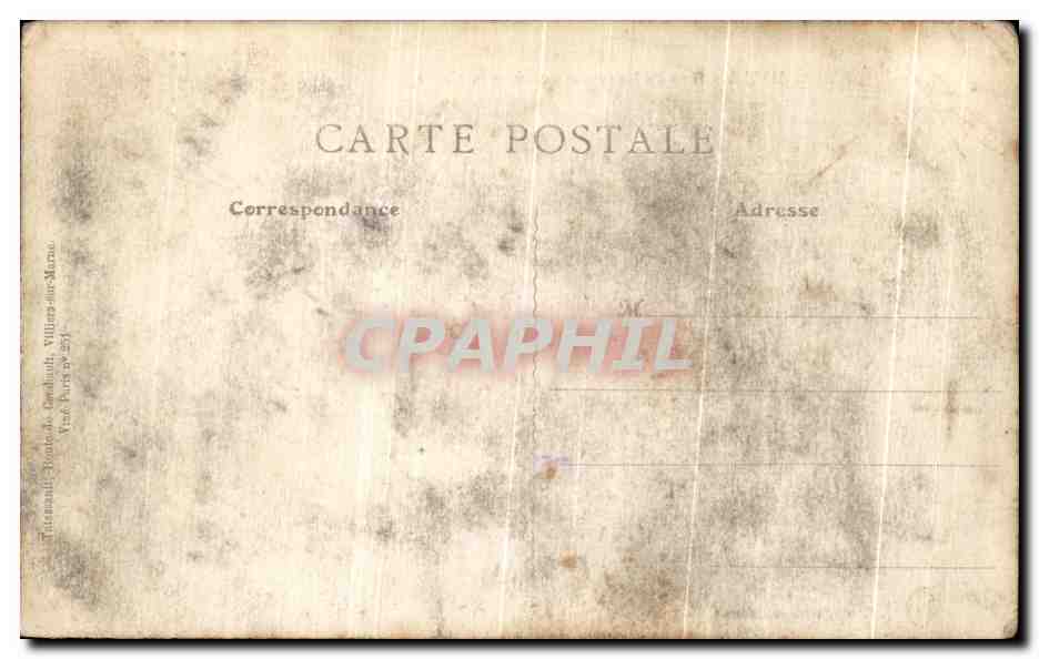 CPA Acheux Rue de Louvencourt  — Rückseite