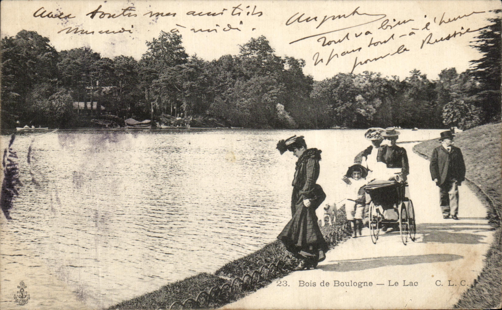 CPA Bois de Boulogne Le Lac