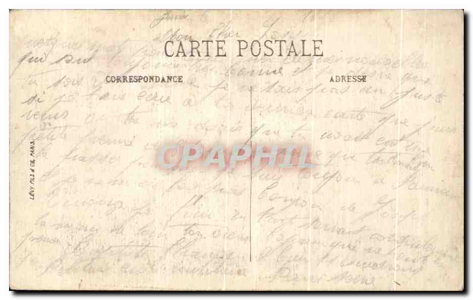 CPA Paris La Gare du Quai d'Orsay — Rückseite
