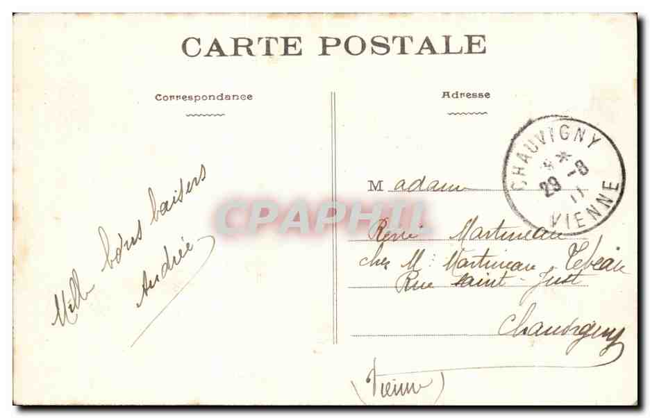 CPA La Bernerie La Plage A L'heure Du Bain — Verso