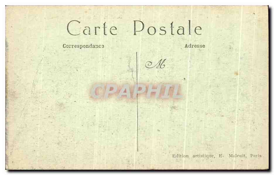 CPA Paris Le Boulevard et Porte St Denis — Rückseite