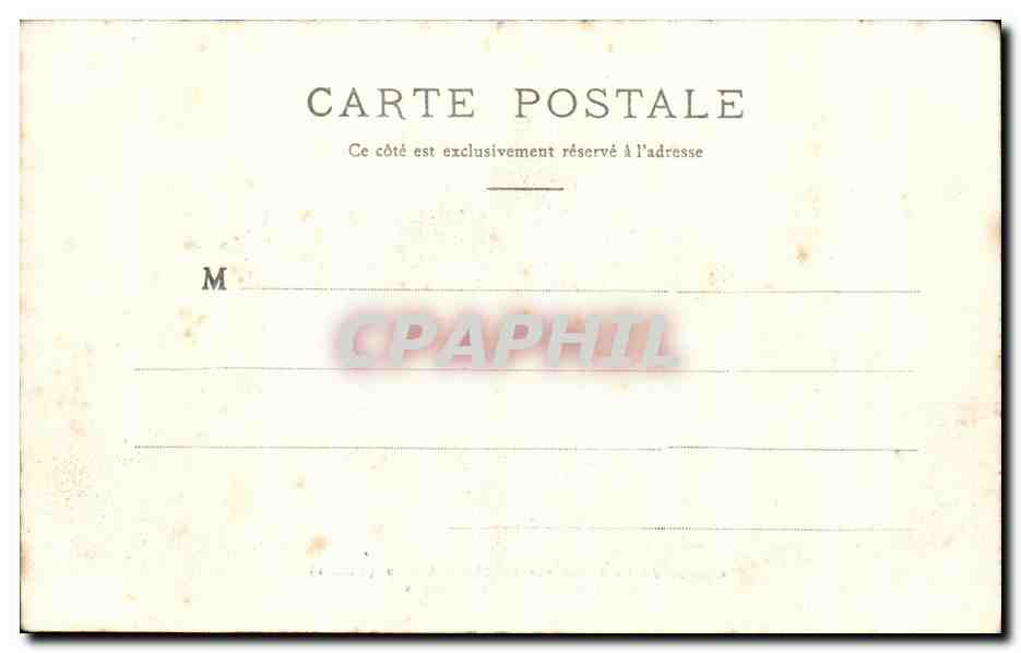 CPA Chateau de la Forer Par La Mothe Achard  — Back