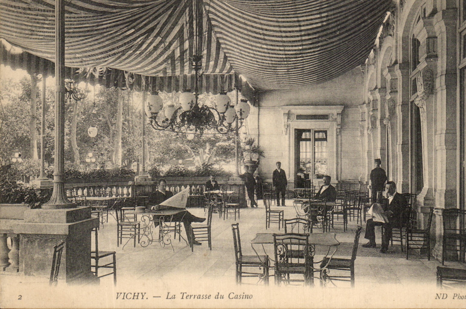 CPA Vichy La Terrasse du Casino