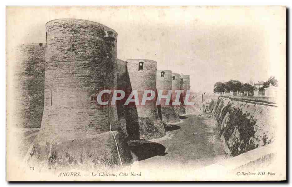 CPA Angers Le Chateau Cote Nord