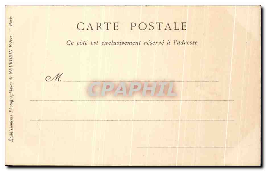 CPA Angers Le Chateau Cote Nord — Rückseite