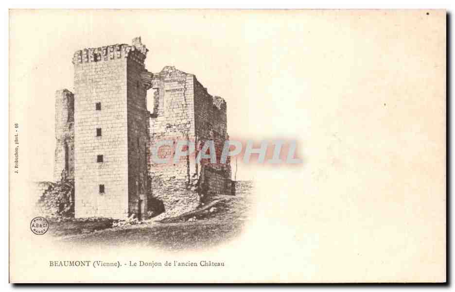 CPA Beaumont Le Donjon de l'ancien chateau