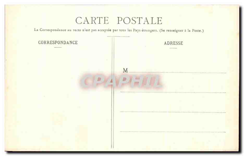 CPA Croix De Vie Interieur de l'Eglise — Rückseite