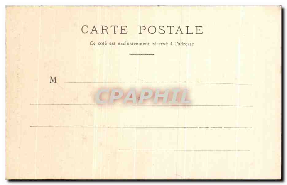 CPA Angers Le Donjon — Verso