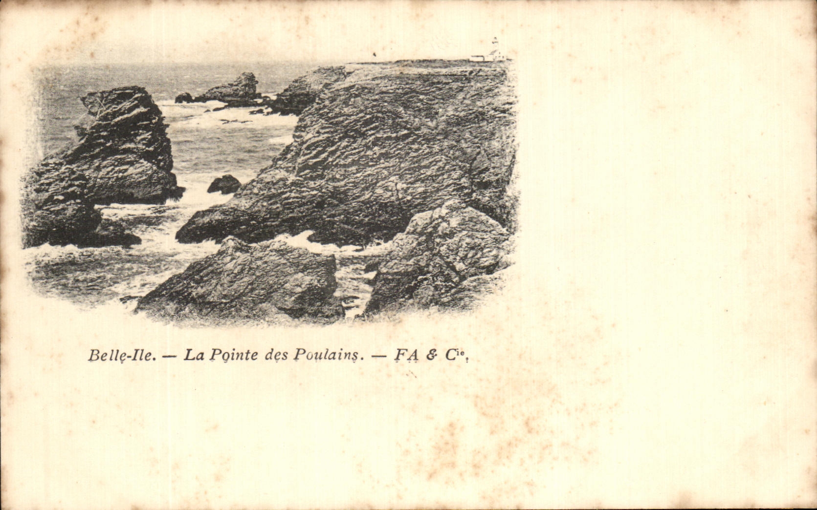 Belle-Île — La Pointe des Poulains — FA & C°