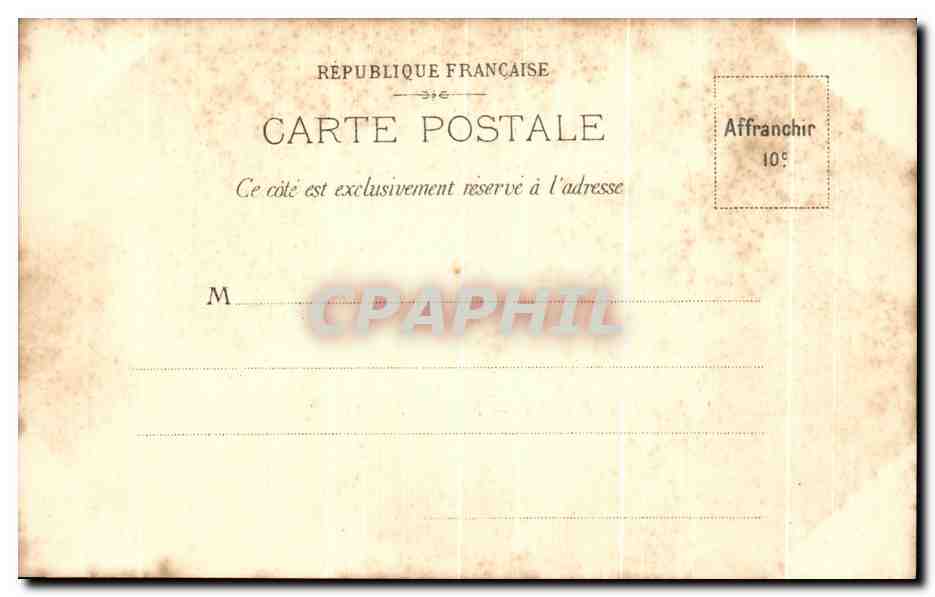 Belle-Île — La Pointe des Poulains — FA & C° — Rückseite