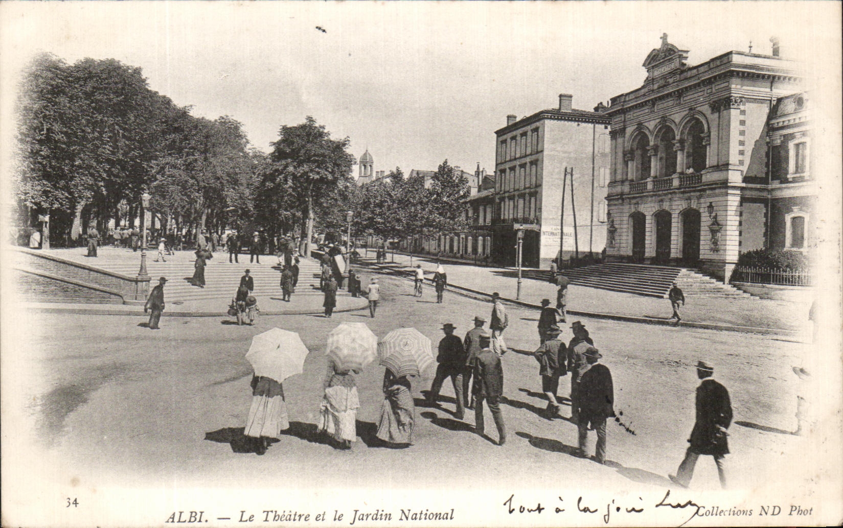 CPA Albi Le Theatre et le Jardin National