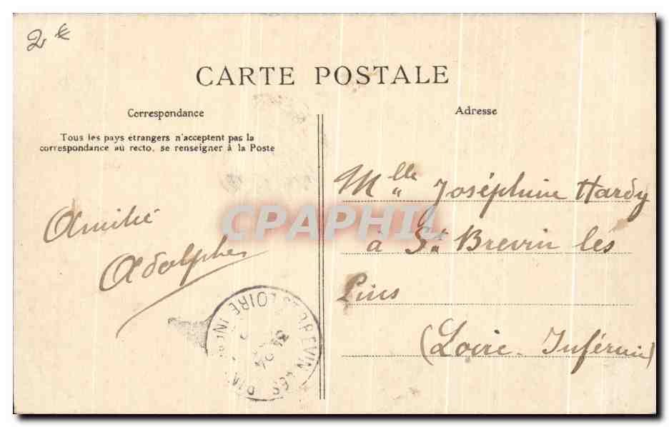 CPA Maine Et Loire Maulevrier Le Chateau — Rückseite