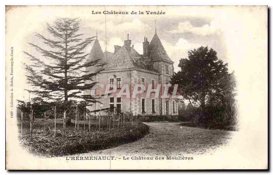 CPA L'Hermenault Le Chateau des Moulieres 