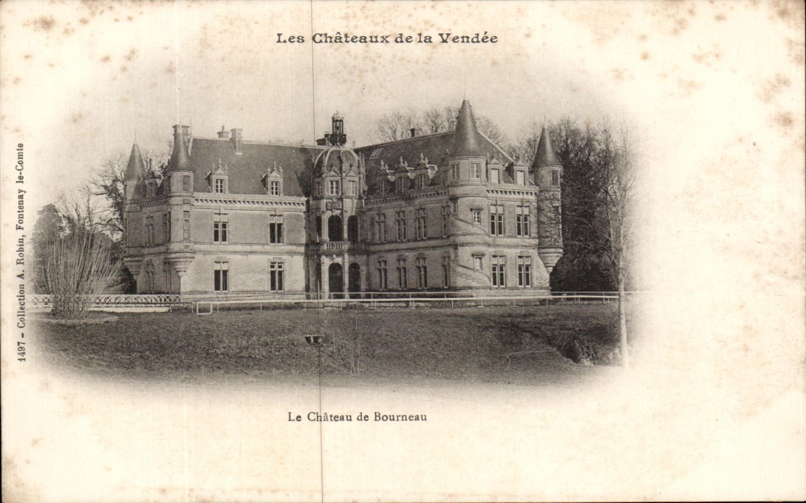 CPA Les Chateau de La Vendee Le Chateau de Bourneau 