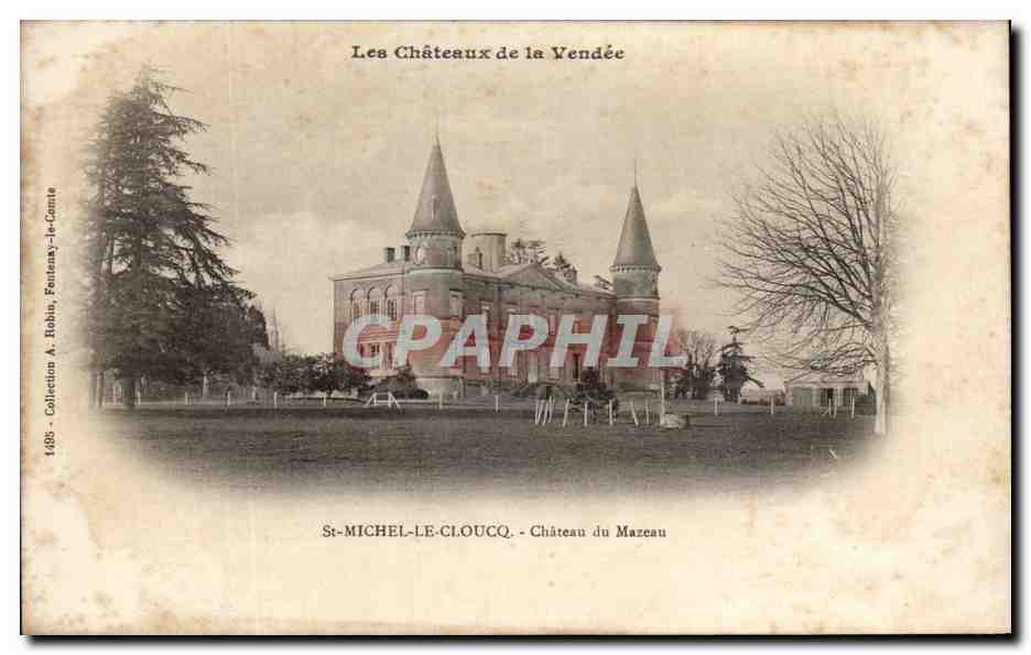 CPA St Michel Le Cloucq Chateau du Mazeau 