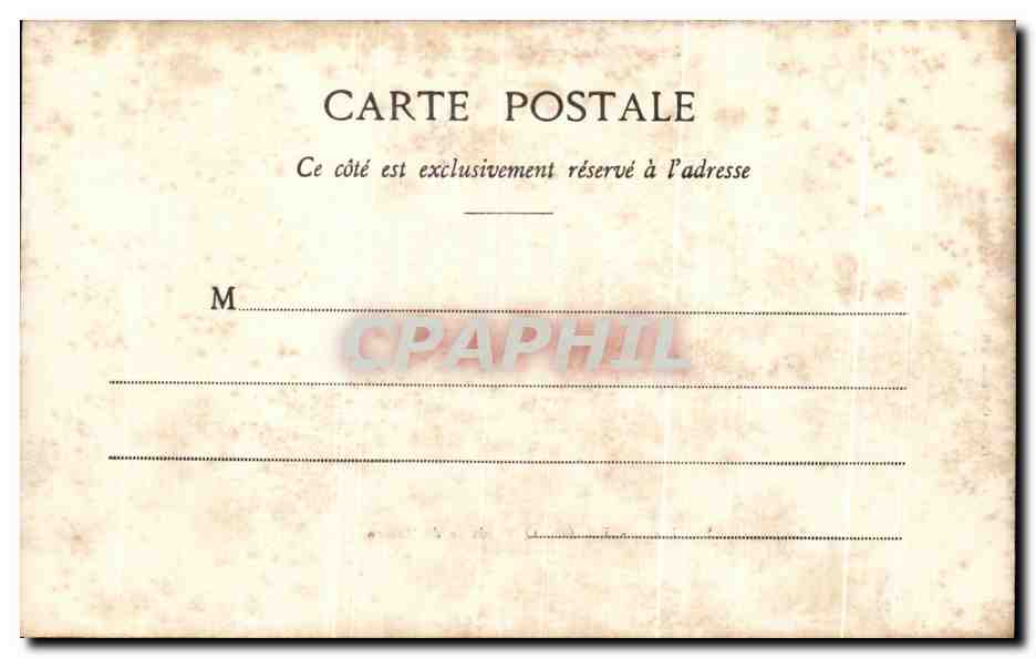 CPA St Michel Le Cloucq Chateau du Mazeau  — Rückseite