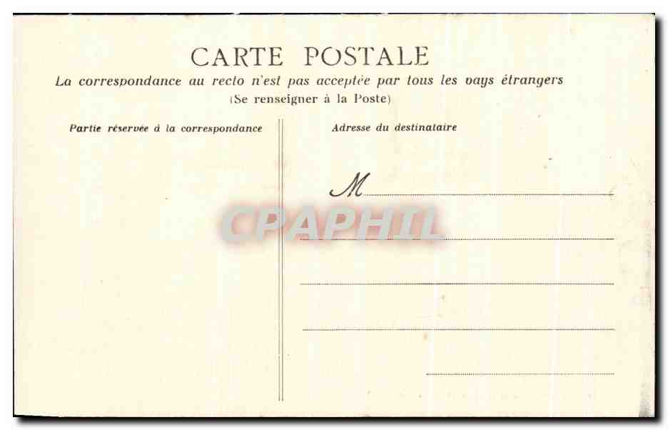 La Vendée pittoresque — Vue générale du Château de l'Aubraie — Collection M. D., Pugleux, phot. La Roche-sur-Yon — Reverso