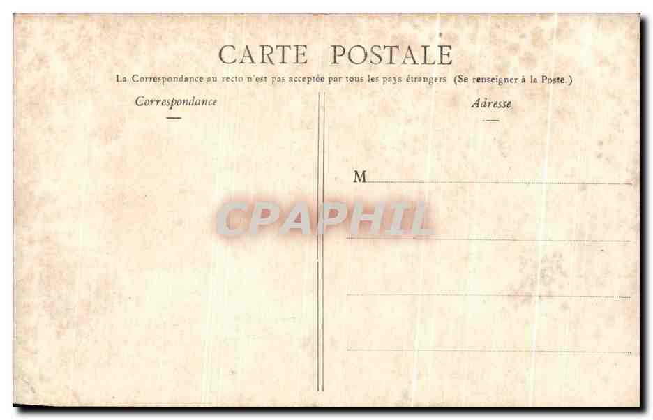CPA La Chateaux de la Vendee Les Moutiers les Maufaits Chateau de la Cantaudiere — Back