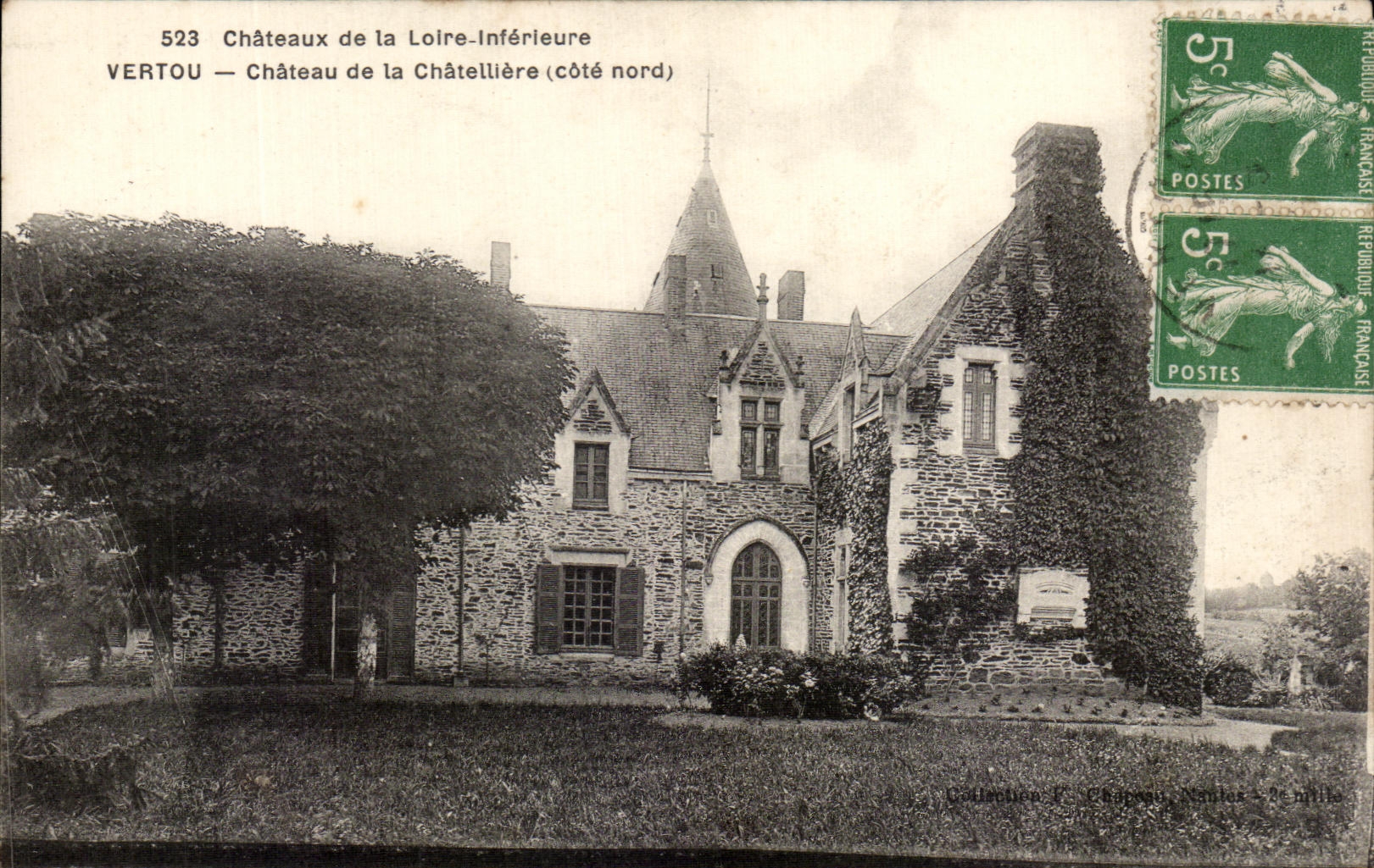 CPA Chateau de La Loire Inferieure Vertou Chateau de la Chatelliere 