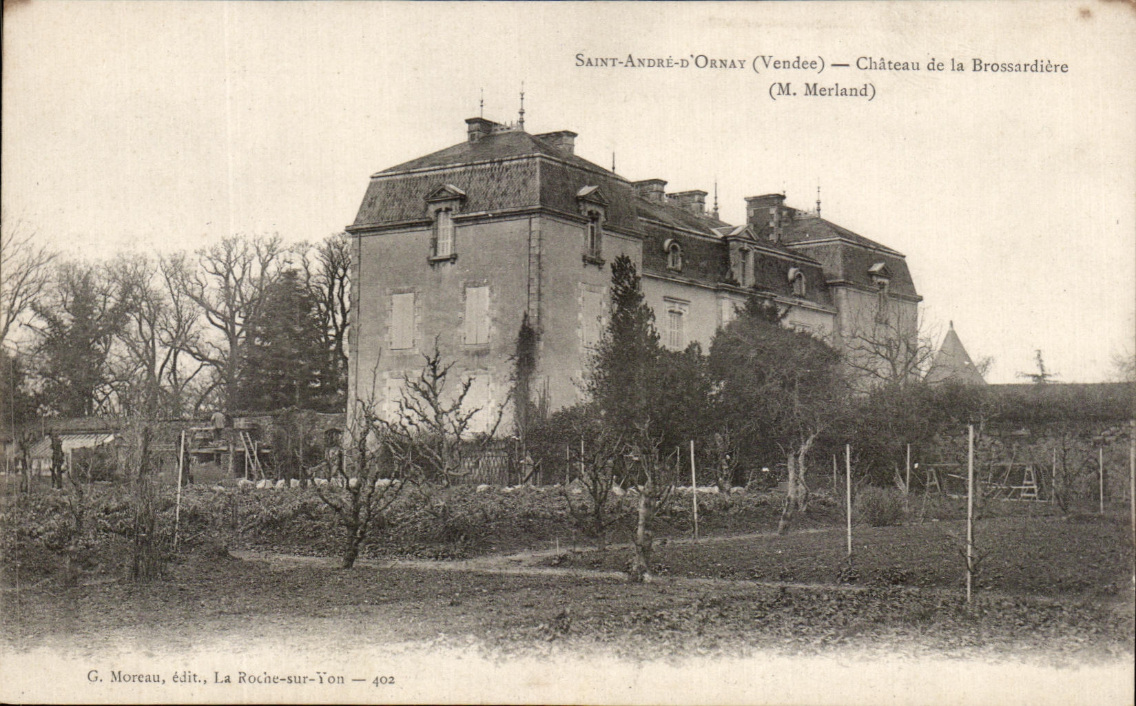 Saint-André-d'Ornay (Vendée) — Château de la Brossardière (M. Merland)