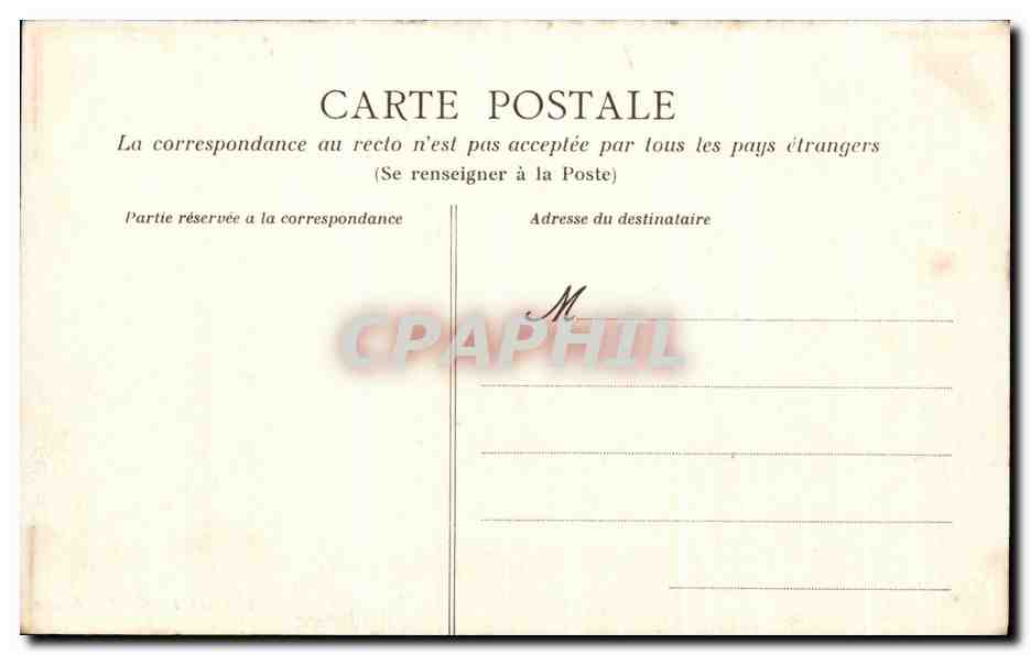 CPA Maulevrier Le Chateau La Cour d'Honneur  — Verso