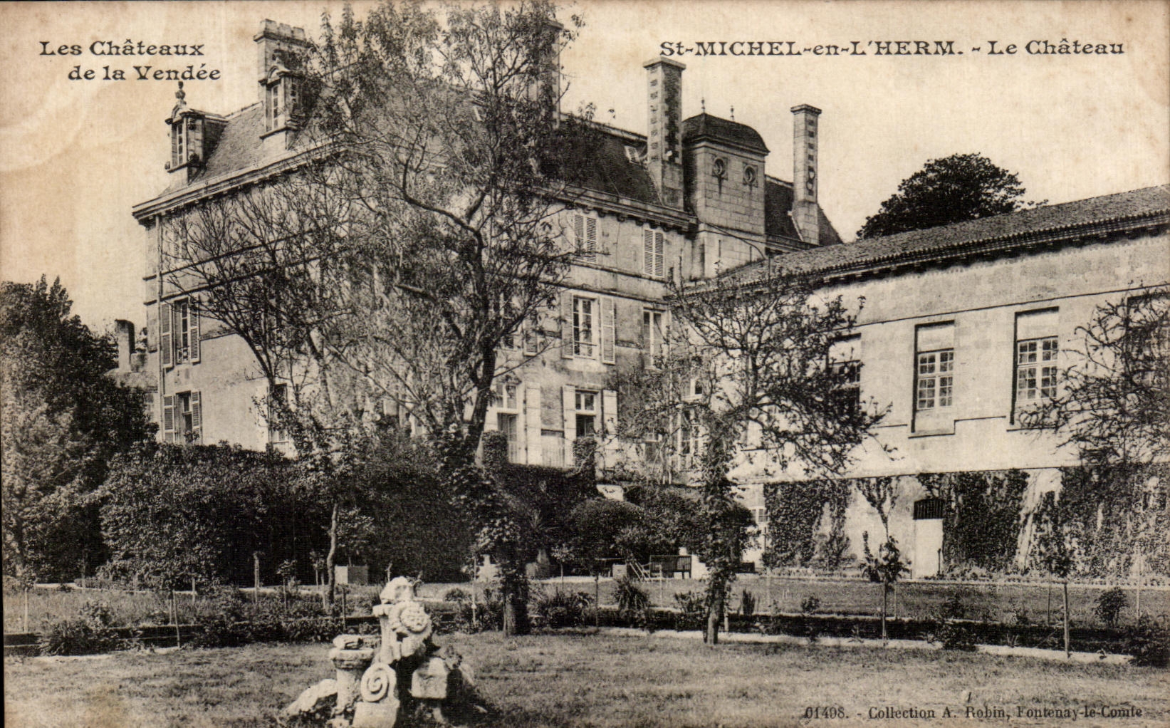 CPA La Vendee Pittoresque St Michel en L'Herm Le Chateau 