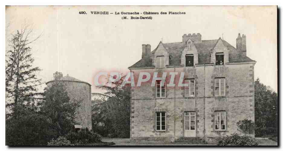 CPA Vendee La Garnache Chateau des Planches M Bois David
