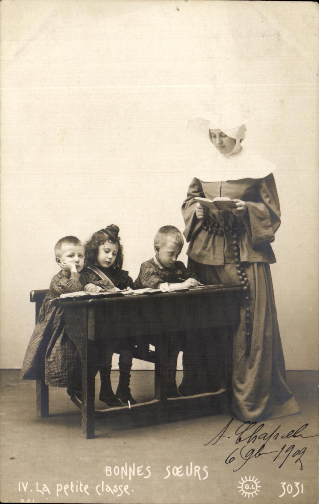 La petite classe — Bonnes Sœurs — A. Chapelle, n° 3031