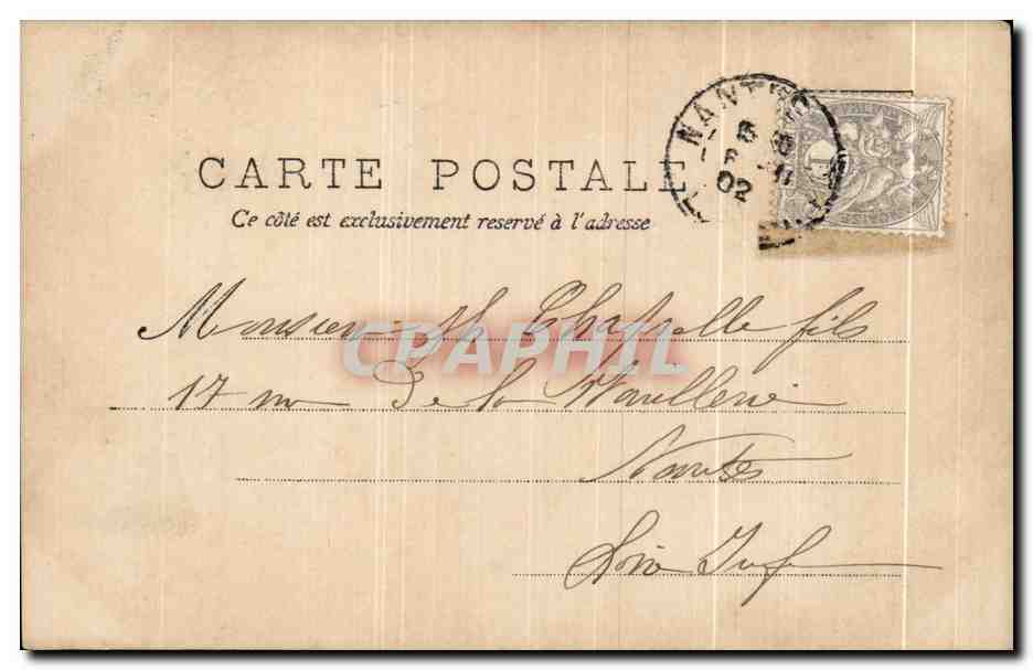 La petite classe — Bonnes Sœurs — A. Chapelle, n° 3031 — Verso