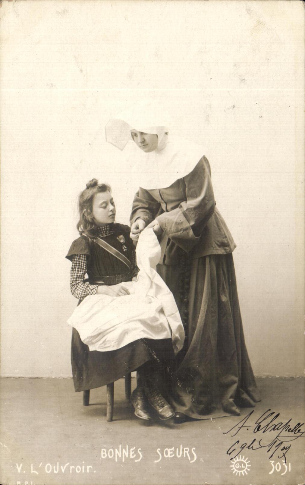 Bonnes Sœurs — V. L'Ouvroir — A. Chapellet, G. L. 3031