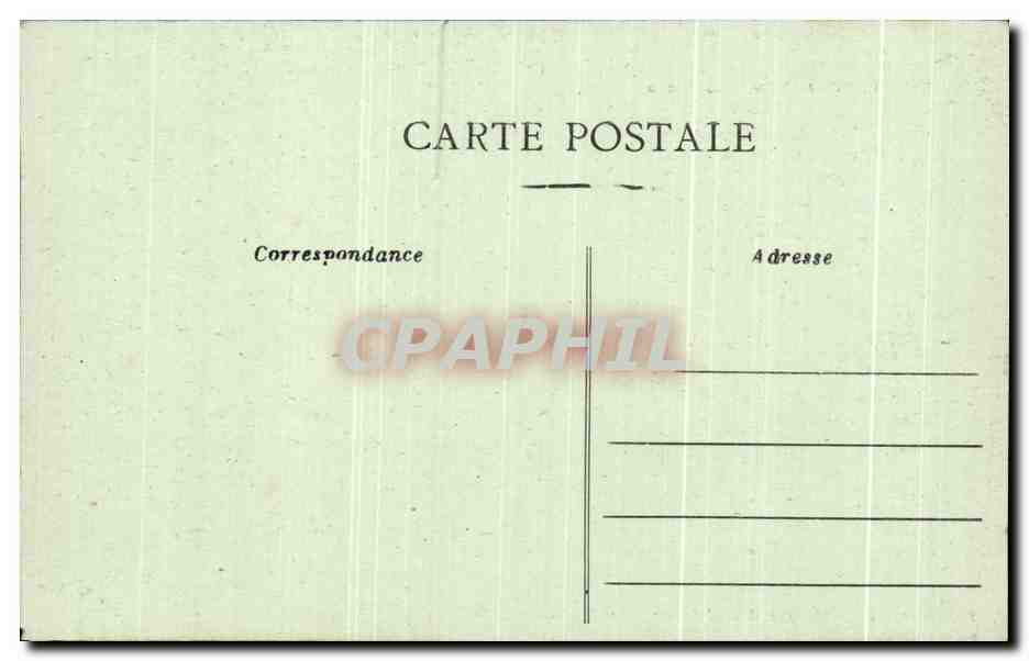 CPA Tonnay Charente La Mairie Hotel de Paris — Back
