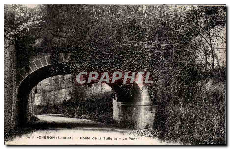 CPA Saint Cheron Route de la Tuilerie Le Pont 