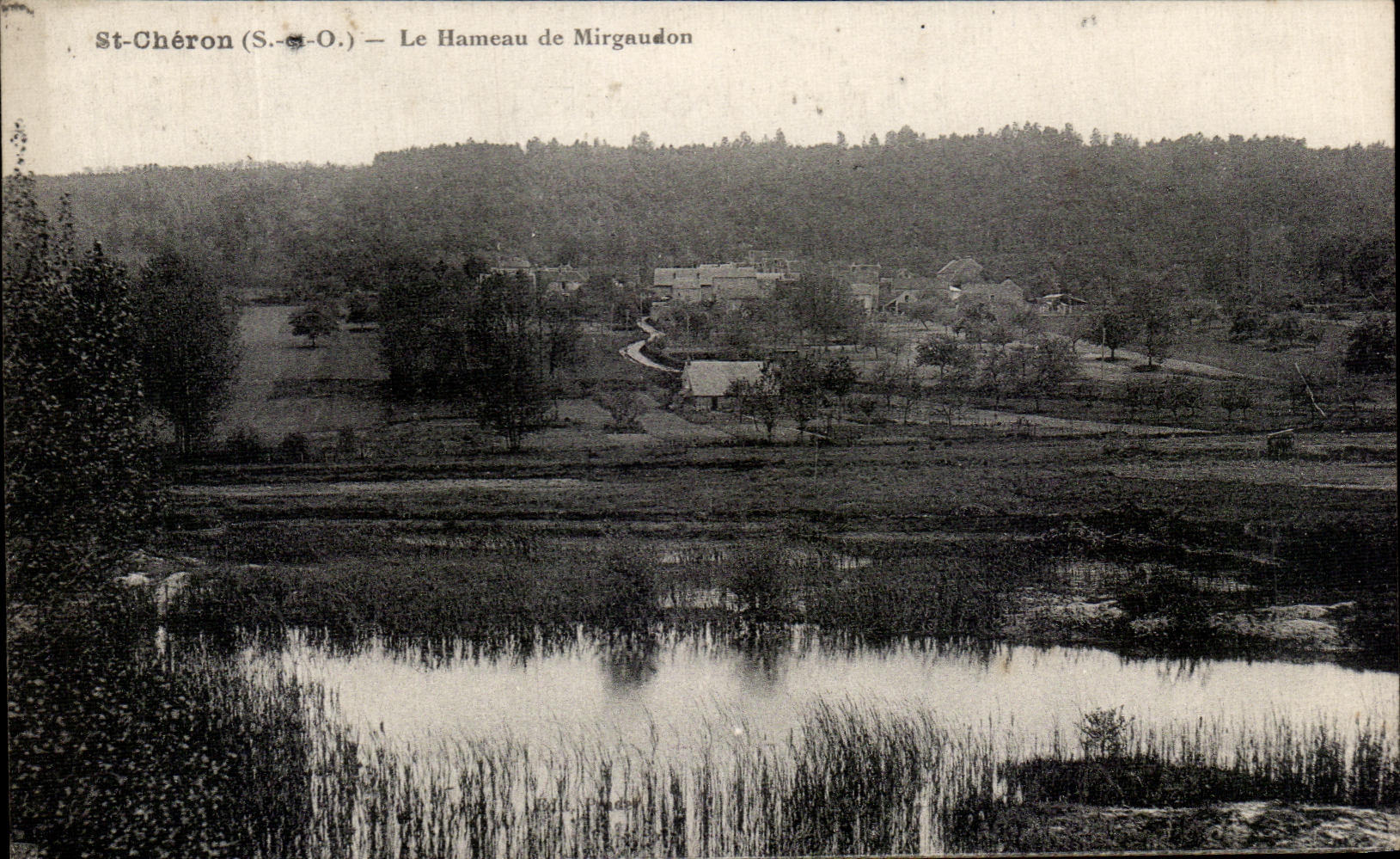 CPA Saint Cheron Le Hameau De Mirgaudon 