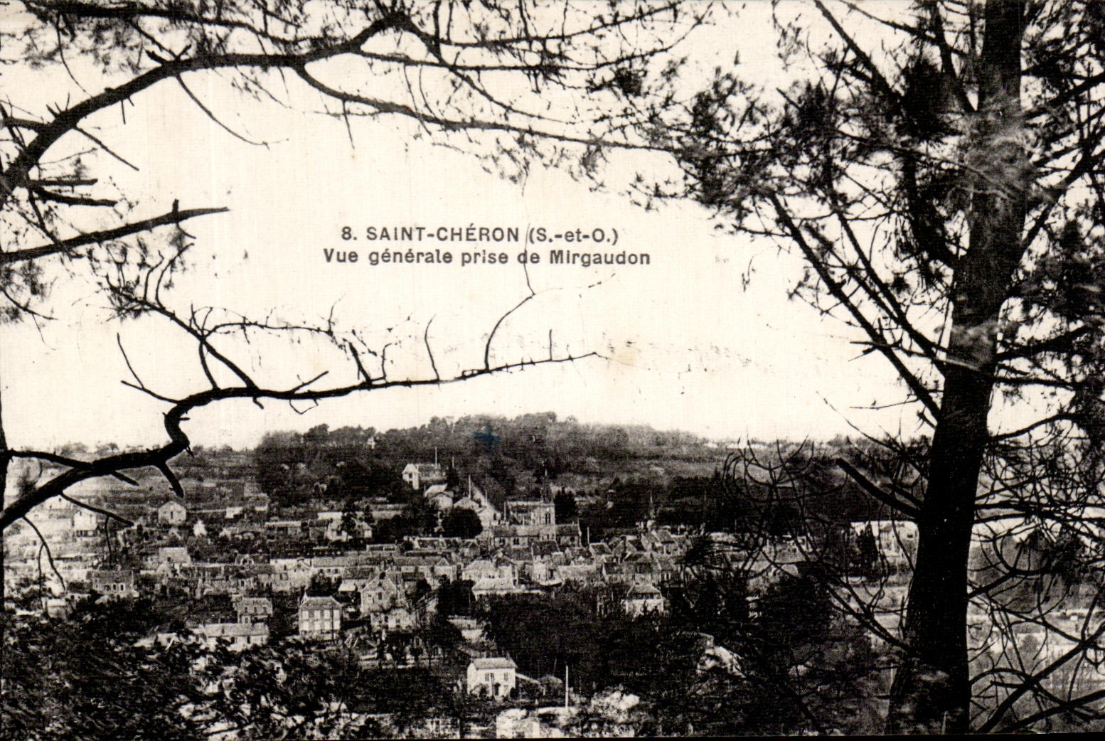 CPA Saint Cheron Vue Generale Prise de Mirgaudon 