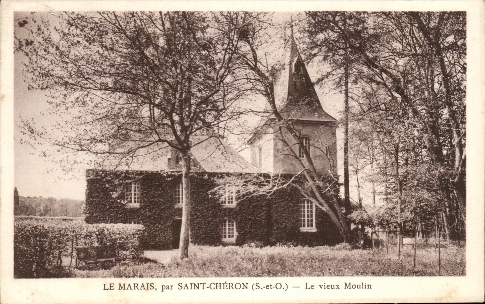 CPA St Cheron Le Marais Par Le Vieux Moulin 