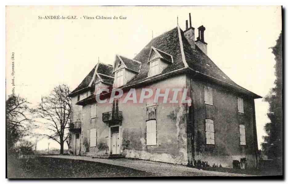 CPA St Andre le Gaz Vieux Chateau du Gaz