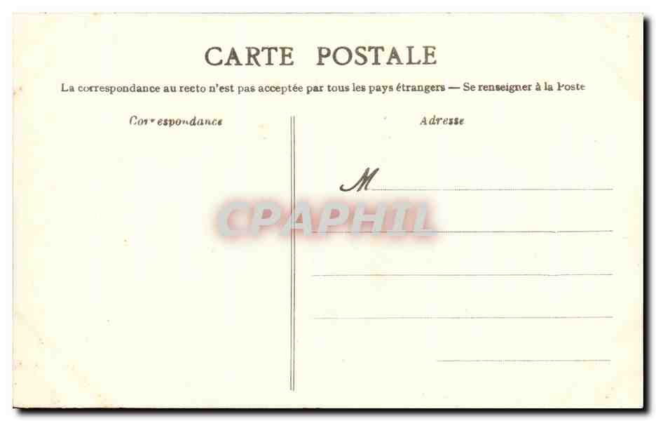 CPA Talmont Le Chateau — Verso