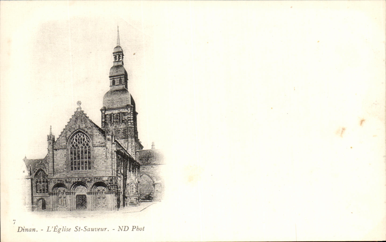 Dinan - L'Église St-Sauveur — ND Phol, série 7