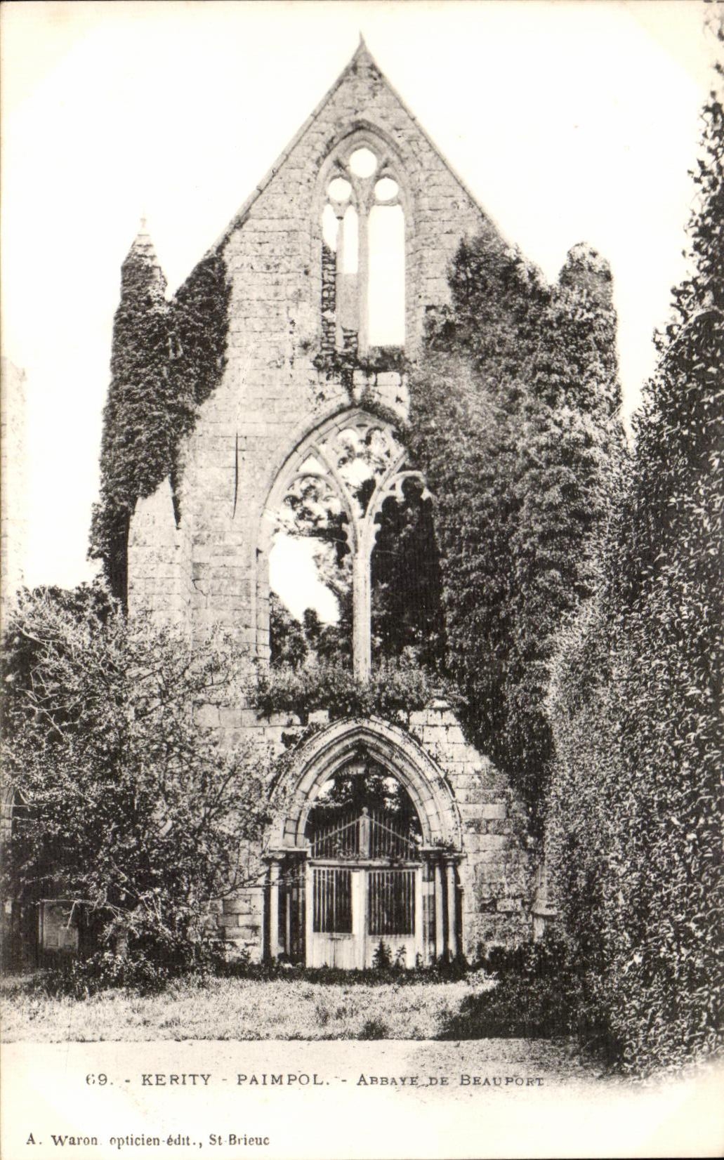 CPA Kerity Paimpol Abbaye de Beauport