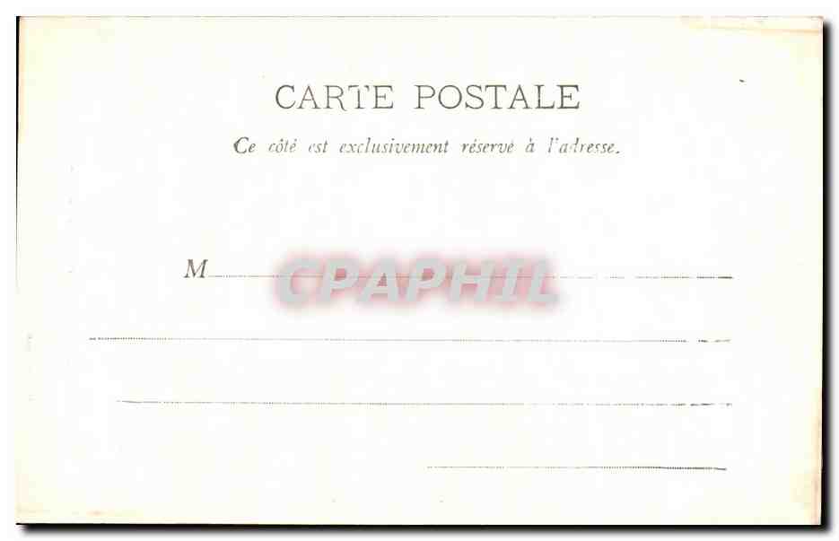 CPA Kerity Paimpol Abbaye de Beauport — Rückseite