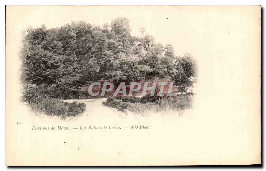 CPA Environs de Dinan Les Ruines de Lebon