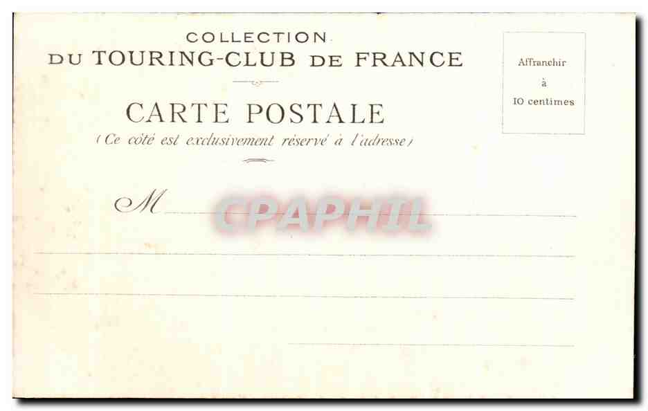 CPA Puy De Dome Chateau de Tournoel — Verso